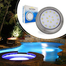 Luminária Piscina LED Ø80mm Cromada 18W Luz 6500k 50071 ST1085