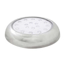 Luminária Piscina Led Ø80mm Cromada 18w Luz Azul 50073 St1083