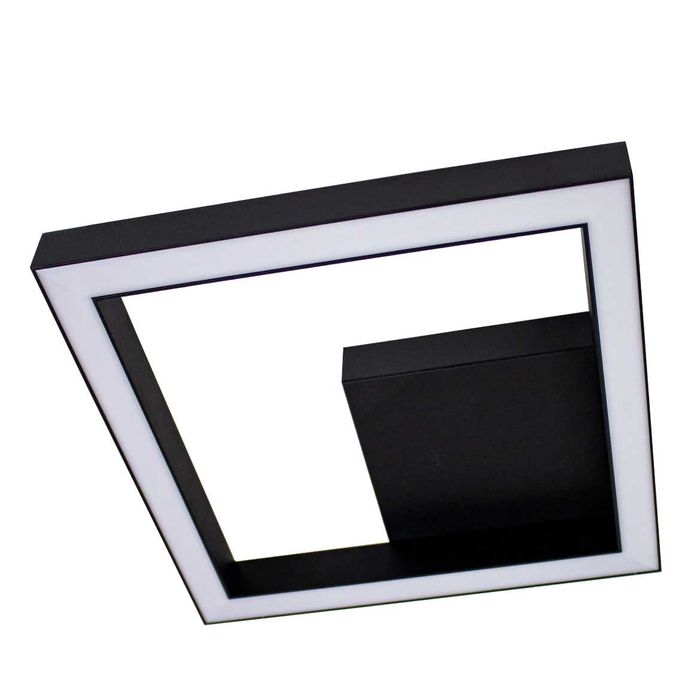 Arandela Plafon Fit LED 25W 28x28cm 3000k Alumínio 690LED3-PT ST1285