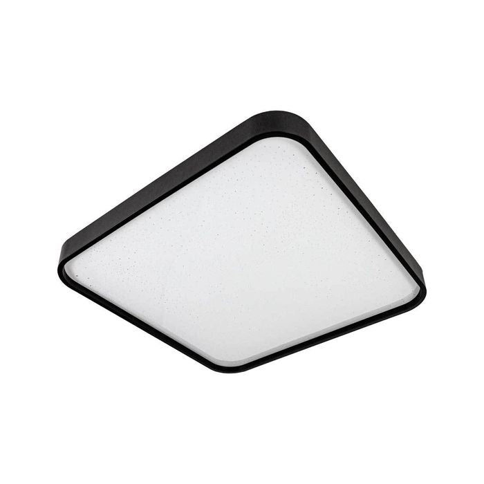 Plafon LED 24W em Metal e Acrílico Black 40x40cm ST1935