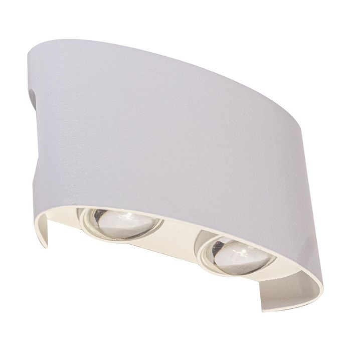 Arandela Clessidra Branca LED 4W 3000K IP65 Opus Efeito Luz ST2643