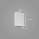 Arandela Persaid Branca 4W 3000k Bivolt em ABS Opus ST2646