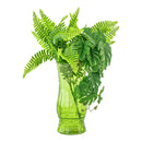 Vaso De Vidro Verde Silhoutte Oat Seeds 22 Cm BTC ST2679