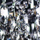 Lustre Clássico Bemmel Blend Cromado e Cristais transparentes 9306 CR CT P/ 6x E14 ST1366