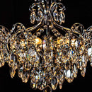 Lustre Clássico Bemmel Blend Cromado e Cristais transparentes 9306 CR CT P/ 6x E14 ST1366
