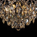 Lustre Clássico Bemmel Blend Cromado e Cristais transparentes 9306 CR CT P/ 6x E14 ST1366