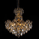 Lustre Clássico Bemmel Blend Dourado e Cristais transparentes 9306 DR CT P/6x E14 ST1366