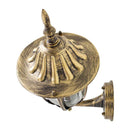 Arandela Colonial Ouro Velho Em Alumínio Vintage E27 Retro OV-AC202P ST202P