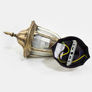 Arandela Colonial Ouro Velho Em Alumínio Vintage E27 Retro OV-AC202P ST202P