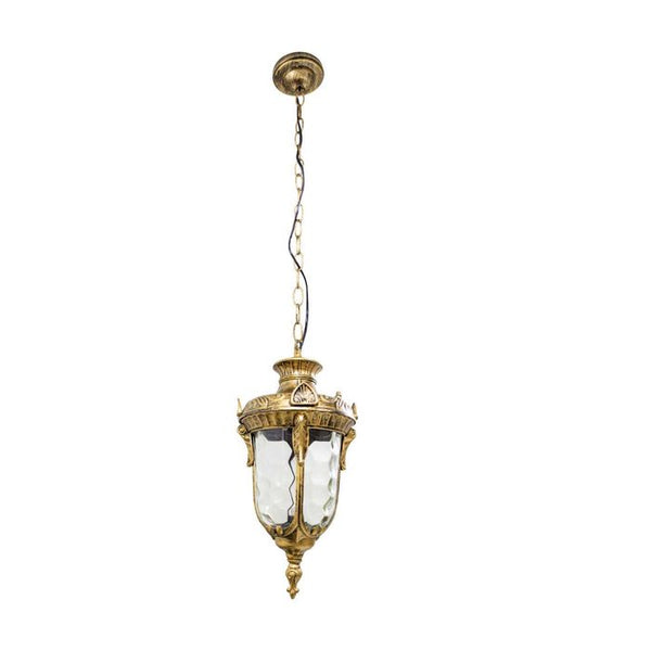 Pendente Colonial Alumínio Vintage Retro Ouro Velho AC243T-P ST243T