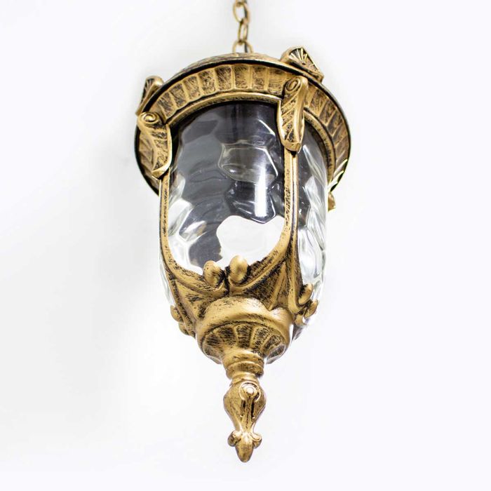 Pendente Colonial Alumínio Vintage Retro Ouro Velho AC243T-P ST243T
