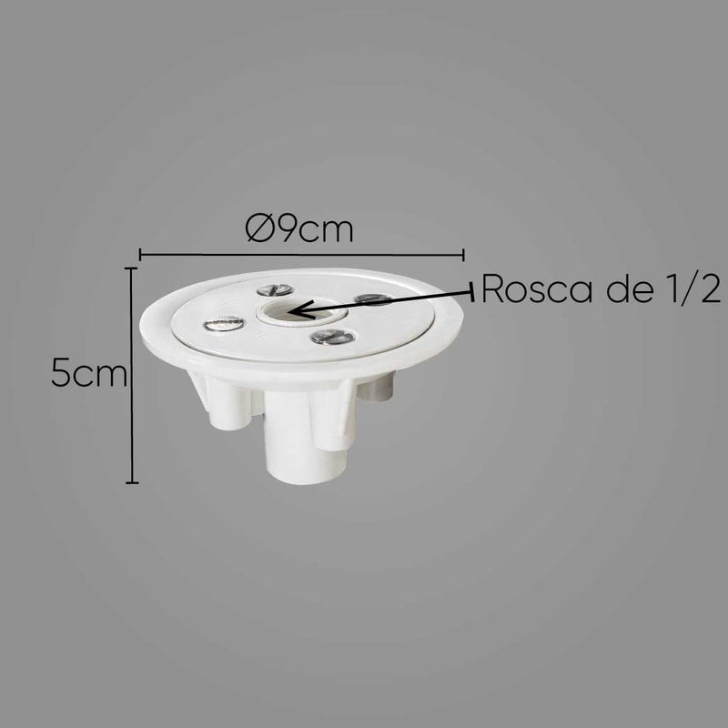 Adaptador Nicho 1/2" para instalação Led Piscina Vinil St2235