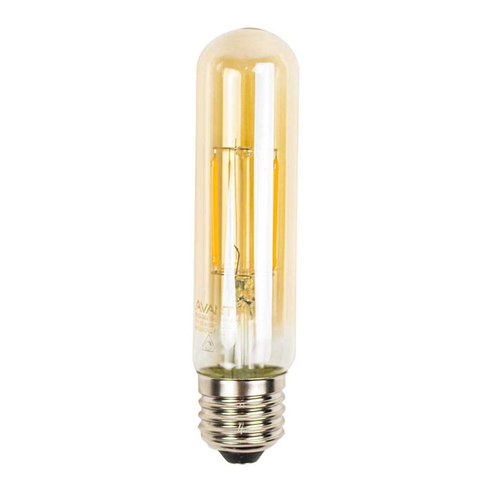 Lâmpada Filamento Led Retro Tubo T30 Âmbar 2200k E27 St1914