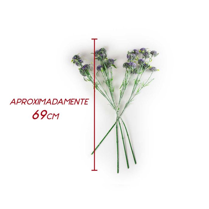 Kit 4 Galhos de Flor Artificial para Arranjo Permanente ST1932