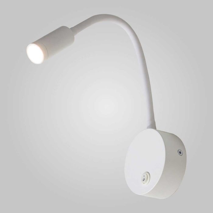 Arandela LED 3W Branca Articulada Parede Leitura Cabeceira AR1302-BR ST1105