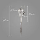 Arandela Clam em Vidro transparente e Corrente Metálica para GU10 AR1380CR ST1908