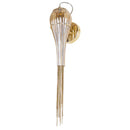 Arandela Clam em Vidro e Corrente Metálica Dourada para GU10 AR1380DO ST1908