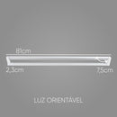 Arandela Branca Fit LED 13,2W Luz Direcionável 3000k Newline AR15004LED1-BT ST2064