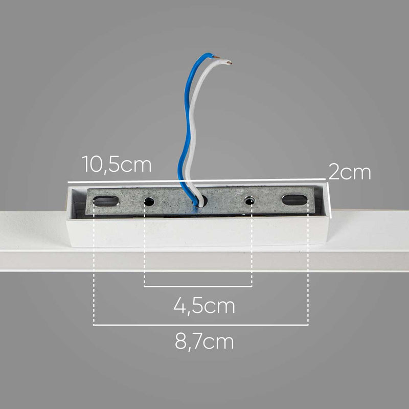 Arandela Branca Fit LED 17,6W Linear 106cm 3000k Newline AR15015LED1-BT ST2065