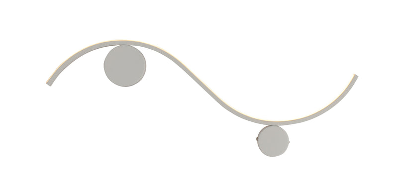 Arandela  Avis 15W 1050Lm 3000K 60Cm Branco - AR1689BR - Studioluce