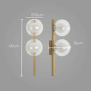 Arandela Orbit Dourada ARH1535TRDO Globo Esfera vidro Studioluce ST2060