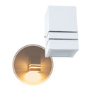 Arandela 1 facho com frisos p/ lâmpada E27 ST294-Starlumen-Branco-