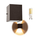 Arandela 2 Facho Efeito Parede Muro Externa + LED 5W ST678-Starlumen-
