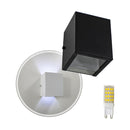 Arandela 2 Facho Efeito Parede Muro Externa + LED 5W ST678-Starlumen-