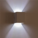 Arandela 2 Facho Efeito Parede Muro Externa + LED 5W ST678-Starlumen-Branco Frio (6000K)-Branco-