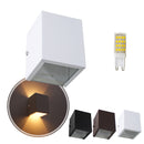 Arandela 2 Facho Efeito Parede Muro Externa + LED 5W ST678-Starlumen-