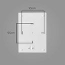 Arandela 5 Vidros Externa Alumínio Vidro Retangular St569-Starlumen-