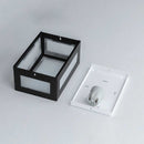 Arandela 5 Vidros Externa Alumínio Vidro Retangular St569-Starlumen-