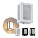 Arandela 5 Vidros Externa Alumínio Vidro Retangular St569-Starlumen-