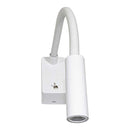 Arandela Abajur Branca Cabeceira Articulada Led Integrado 3w 20905 St1744-Starlux-Starlumen