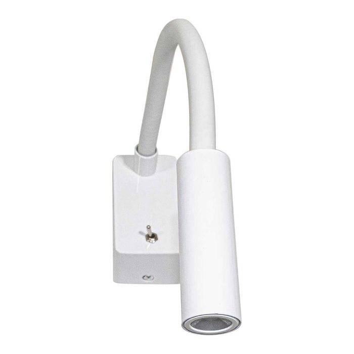 Arandela Abajur Branca Cabeceira Articulada Led Integrado 3w 20905 St1744-Starlux-Starlumen