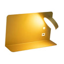 Arandela Aixa Dourada para Cabeceira com LED 8W e USB ZR123GD Starlux ST2491-Starlux-Starlumen