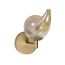 Arandela Angel Ouro Fosco e Ambar L18 X H24 cm para 1x G9 LtT010-AB Starlux ST2612-Starlux-Starlumen