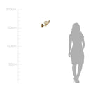 Arandela Angel Ouro Fosco e Ambar L18 X H24 cm para 1x G9 LtT010-AB Starlux ST2612-Starlux-Starlumen