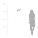 Arandela Angel Ouro Fosco e Branco L18 X H24 cm para 1x G9 LtT010- WH Starlux ST2612-Starlux-Starlumen