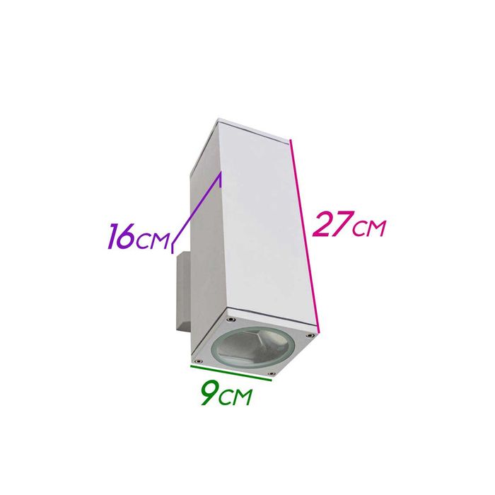 Arandela Are Externa LED Integrado 27cm 20W 3000k 112 BF ST1706-Starlux-Starlumen