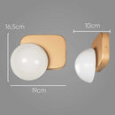 Arandela Artemis Ouro Globo Vidro para G9 VL006-MG Starlux ST2518-Starlux-Starlumen