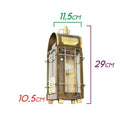 Arandela Artesanal Latão London 29cm 003 St1429-Starlumen-