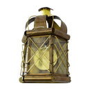 Arandela Artesanal Ouro Velho Latão Rainha 34cm 015 St1439-Starlumen-