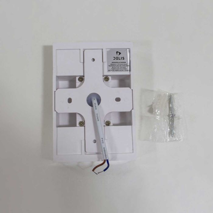 Arandela Blindada Branca Efeito 2 Fachos Duplo LED 4W 3000k ST1238-Starlumen-