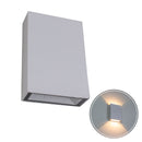 Arandela Blindada Branca Efeito 2 Fachos Duplo LED 4W 3000k ST1238-Starlumen-