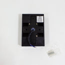 Arandela Blindada Preta Efeito 2 Fachos Duplo LED 4W 3000k ST1238-Starlumen-