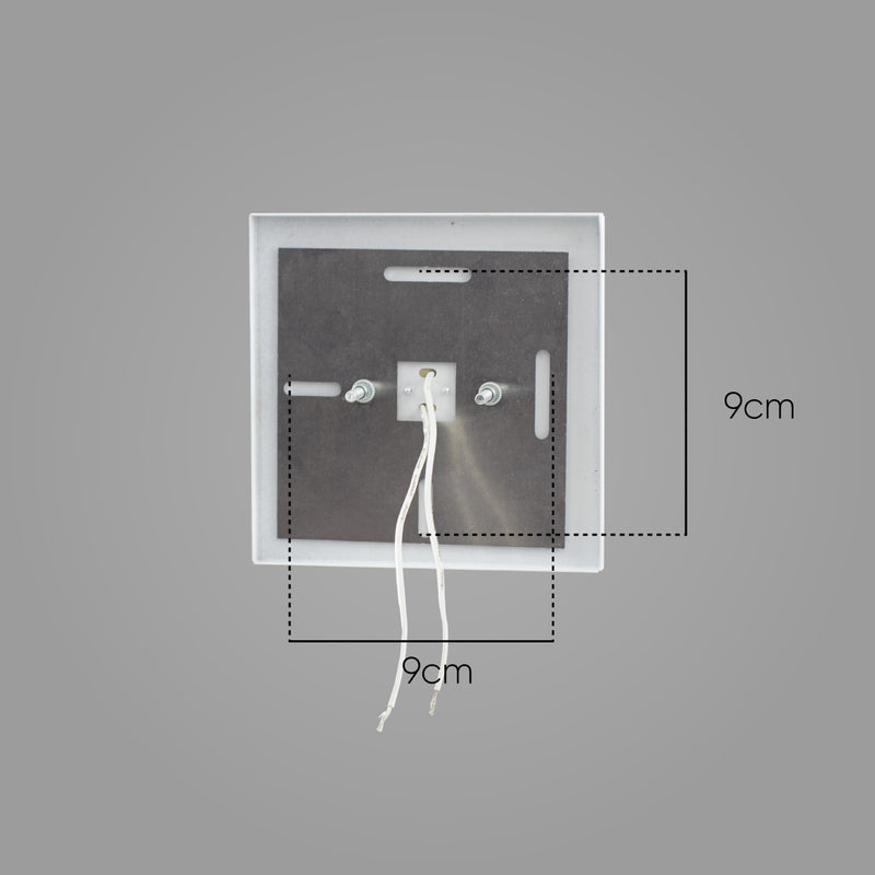 Arandela Box Cubo Pequena 1 Facho Parede Muro St1319-Starlumen-