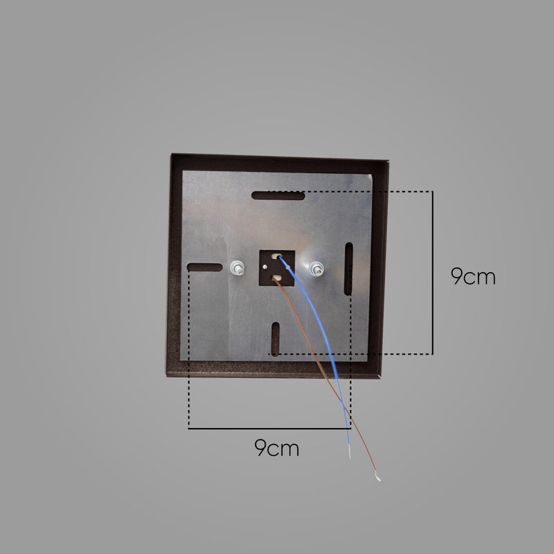 Arandela Box Cubo Pequena 1 Facho Parede Muro St1319-Starlumen-