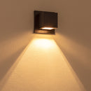 Arandela Box Cubo Pequena 1 Facho Parede Muro St1319-Starlumen-