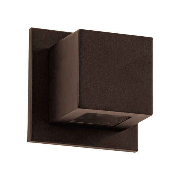 Arandela Box Cubo Pequena 2 Fachos Parede Muro St1318-Starlumen-